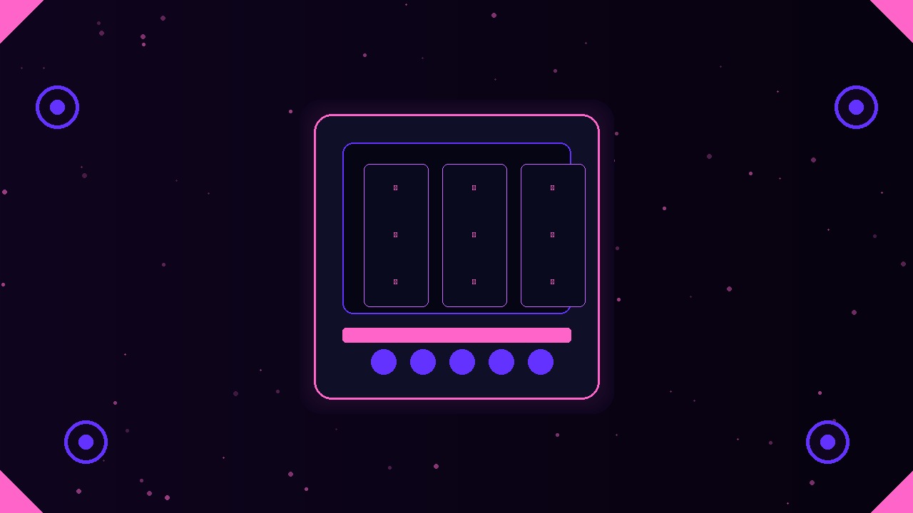 سلوت الباعة المتجولين مع فوانيس السوق المتوهجة